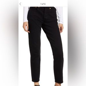 Levi’s black wedgie jeans
